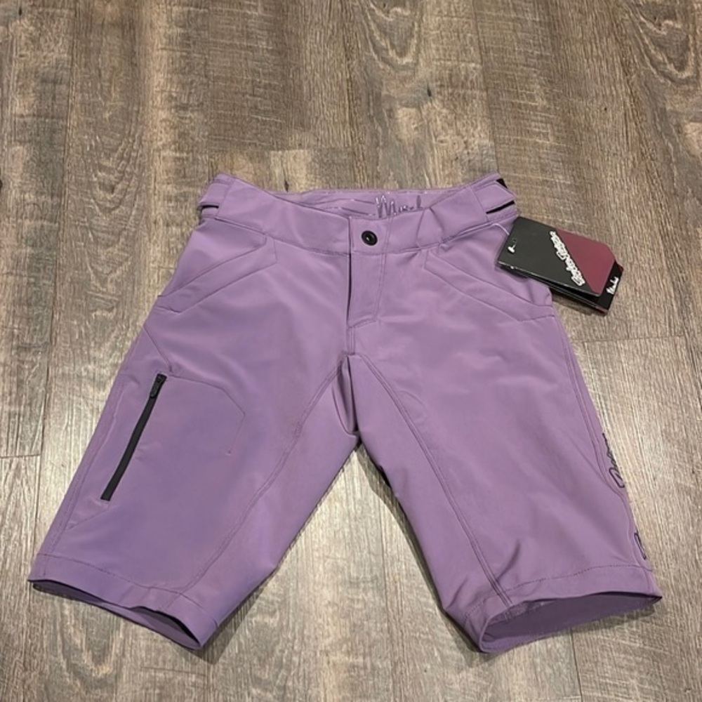 Troy Lee designs Mischief orchid mountain biking shorts